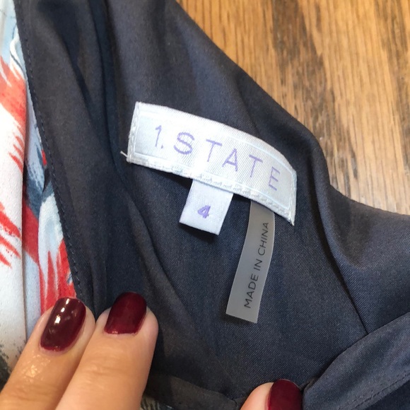 Fun Dressy Floral Romper by 1.STATE - Picture 4 of 4